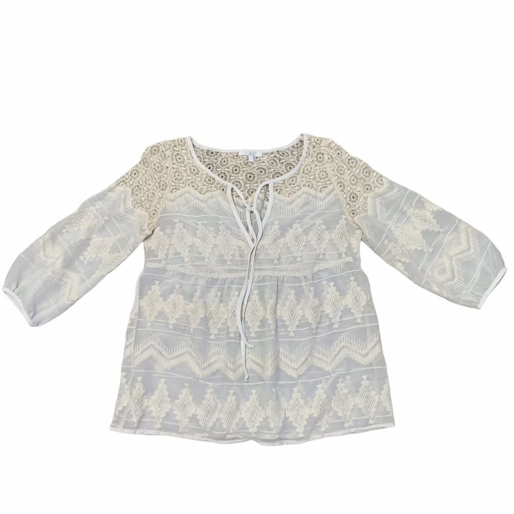 Glam Tunic Top with Tie Front